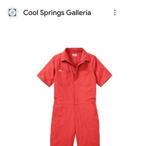 Duluth Trafing Heirloom gardening 7” short coveralls